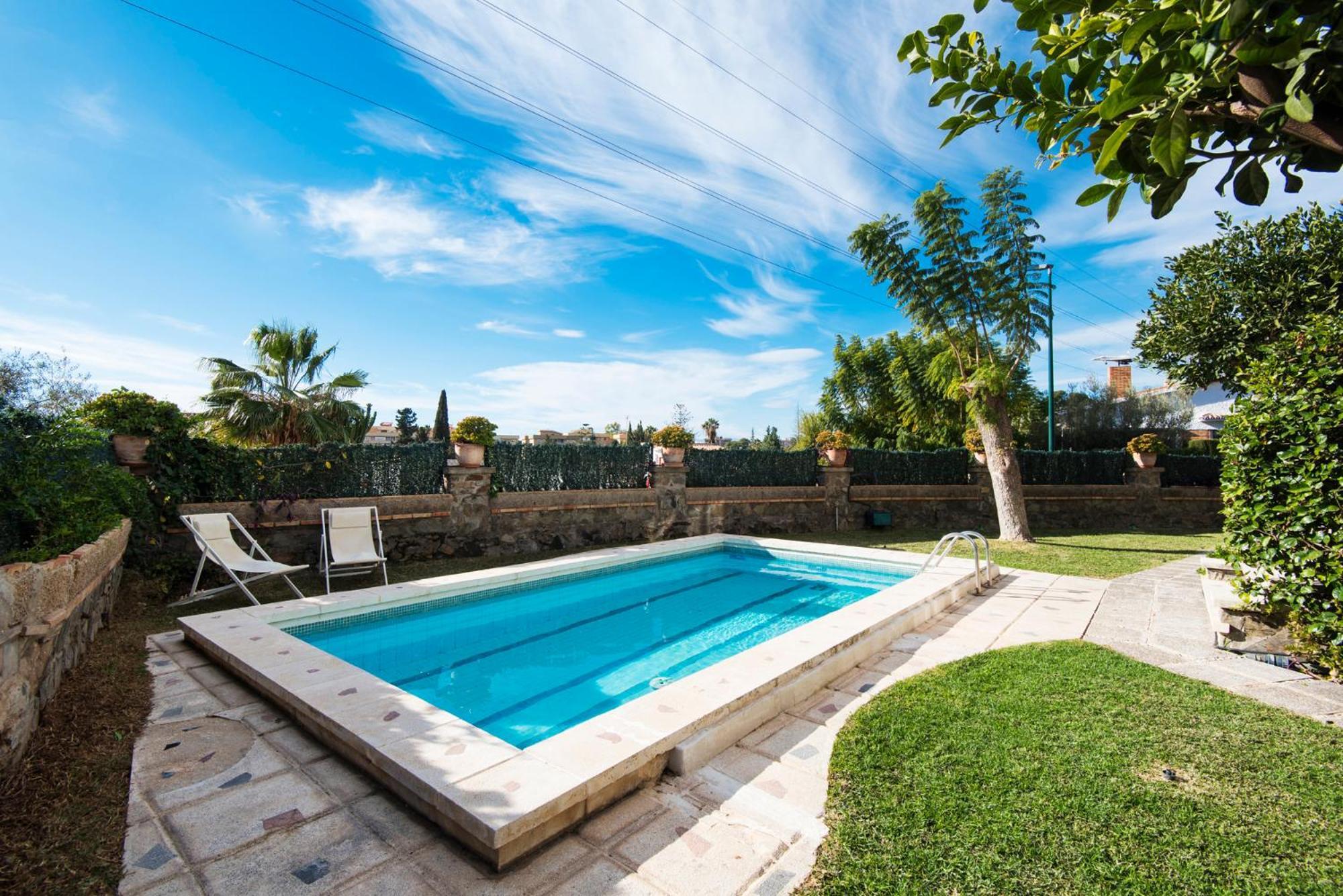 Queen Of The Ocean Villa: Stately Style House With Pool Malaga Ngoại thất bức ảnh